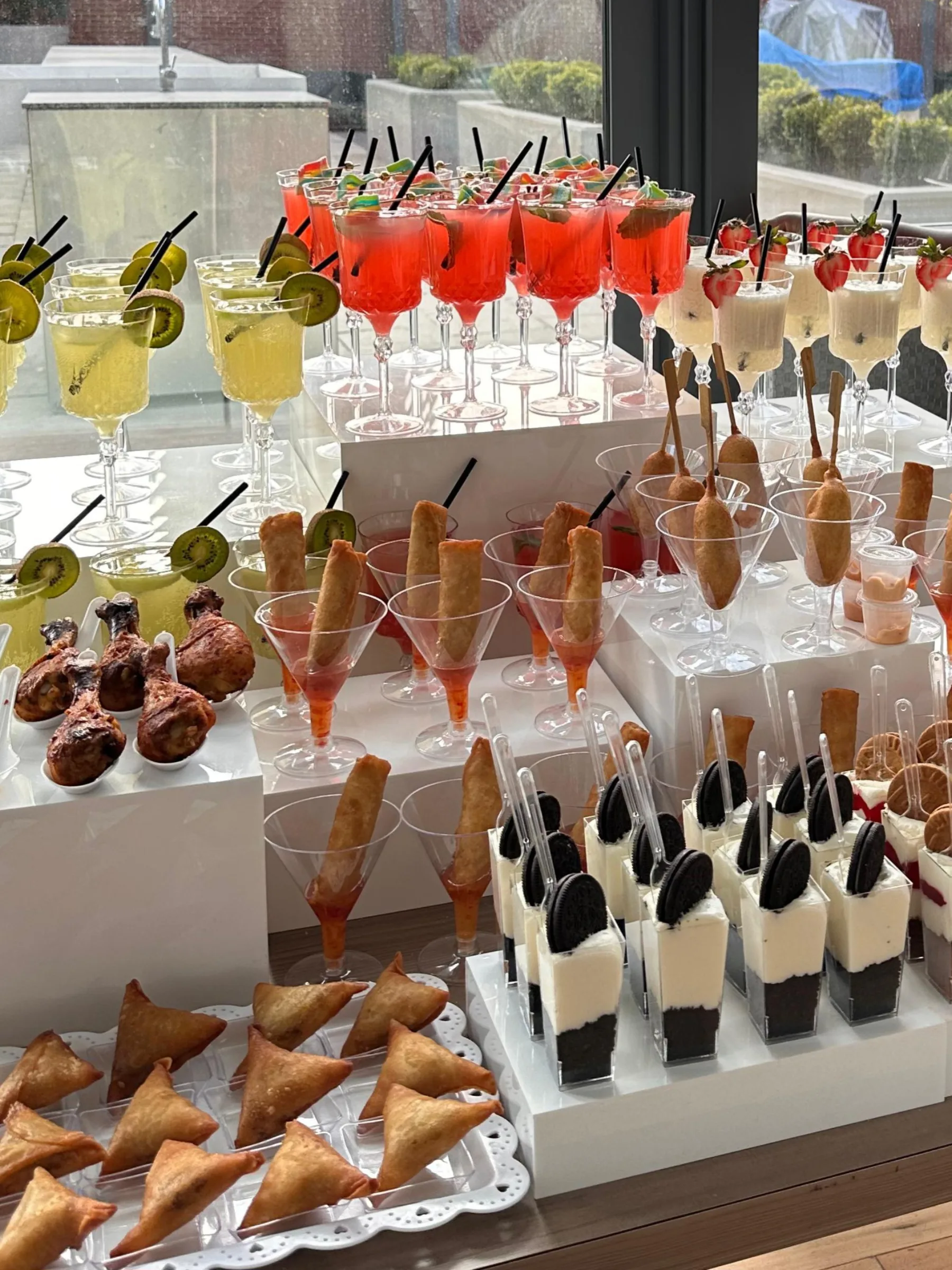 Signature dessert setup